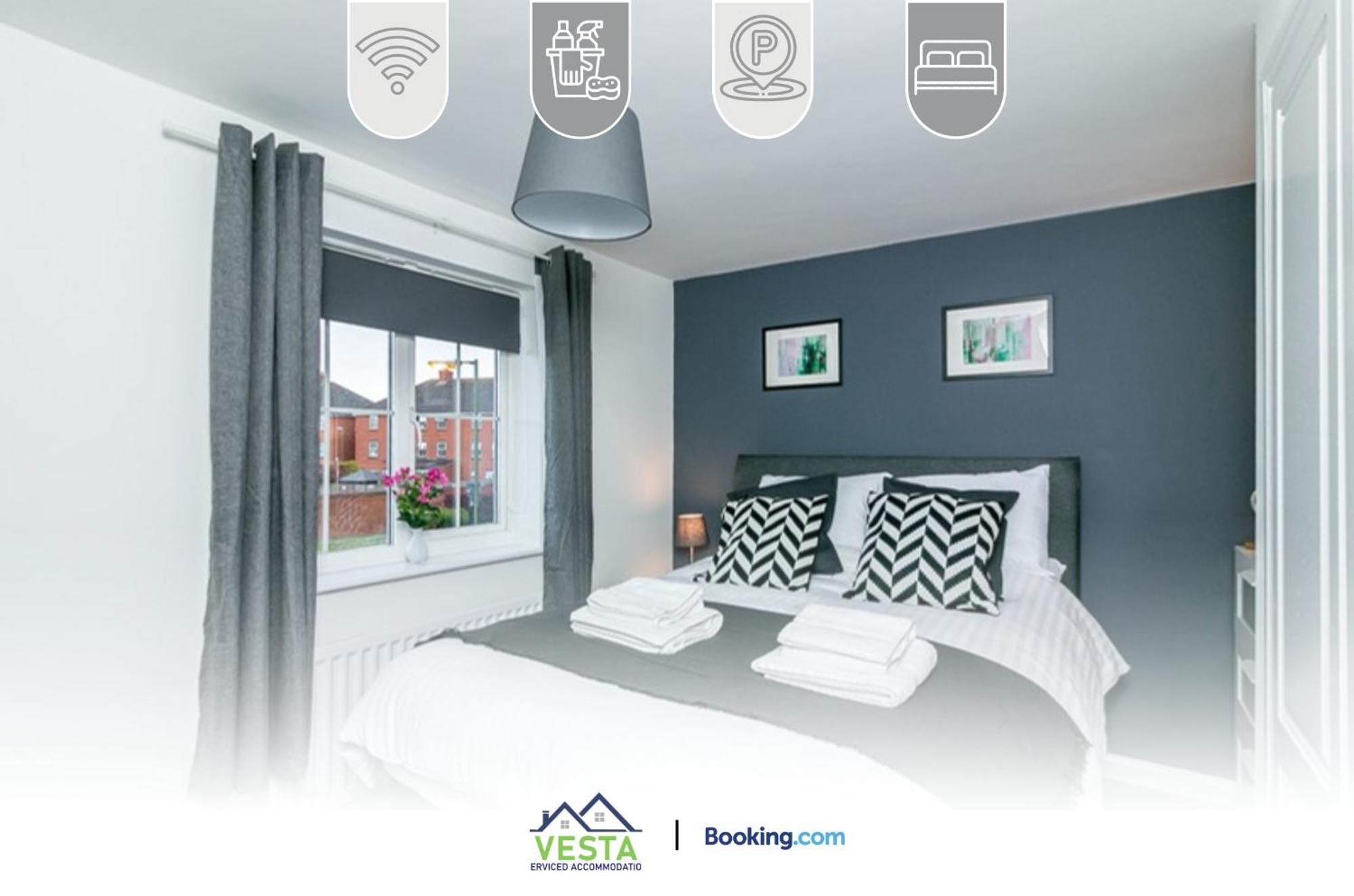 Three Bedroom Apartment By Vesta Serviced Accommodation & Short Lets Hatfield With Free Parking Экстерьер фото